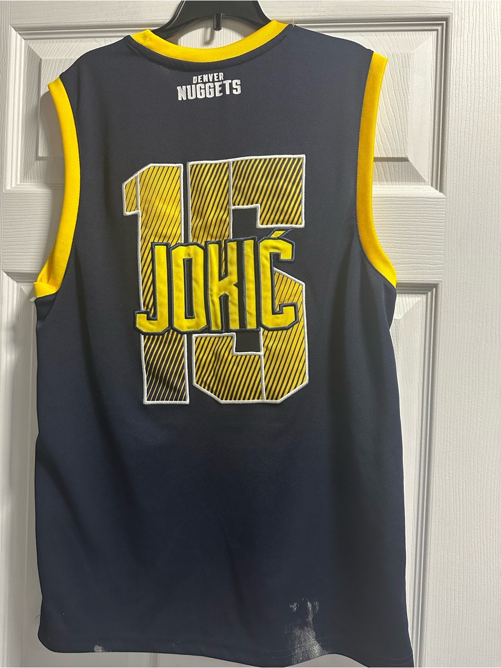 NBA Nikola Jokić Jersey in Navy and Yellow